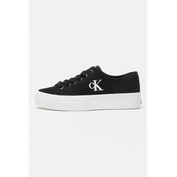 Pantofi sport din material textil cu talpa flatform