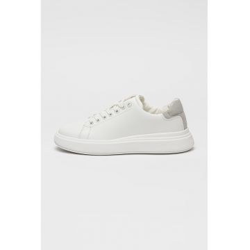 Pantofi sport din piele cu detaliu logo