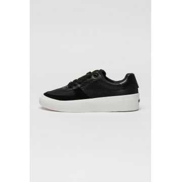 Pantofi sport din piele cu logo