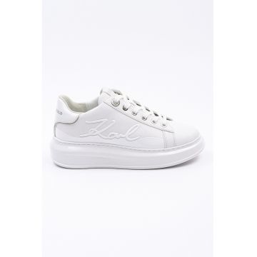 Pantofi sport din piele cu logo