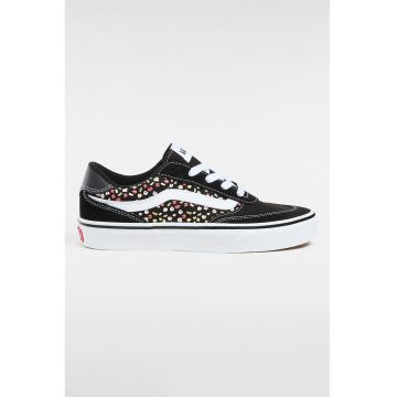 Pantofi sport din piele cu model floral