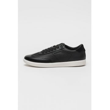 Pantofi sport din piele cu model uni