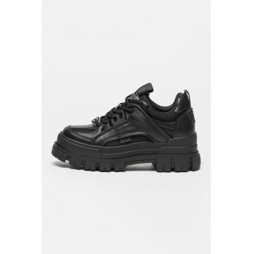 Pantofi sport din piele ecologica cu garnituri din plasa Aspha