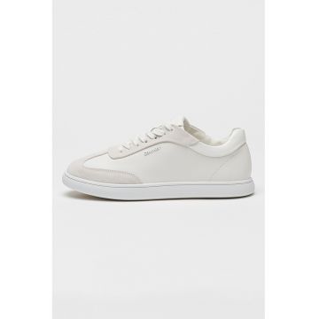 Pantofi sport din piele si garnituri din piele intoarsa