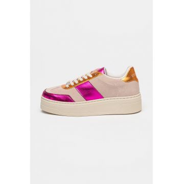 Pantofi sport flatform cu sireturi