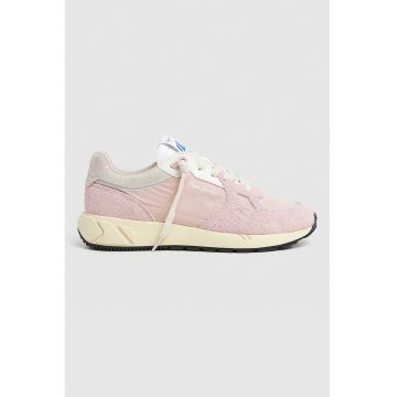Pantofi sport low-cut cu garnituri din material sintetic
