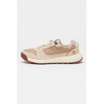 Pantofi sport low-cut cu insertii de piele intoarsa Retro Swift