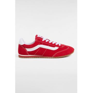 Pantofi sport low cut din piele intoarsa