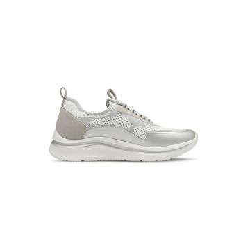 Pantofi sport slip-on de piele ecologica