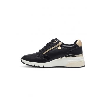 Pantofi sport wedge cu fermoar