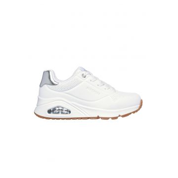 Skechers Uno Gen1 Shimmer Away fete - pantofi teniși cu șireturi pentru femei 310545L-WSL