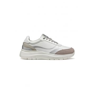 Pantofi sport cu garnituri din piele intoarsa