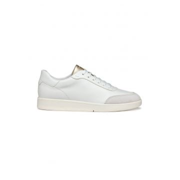 Pantofi sport cu garnituri din piele intoarsa