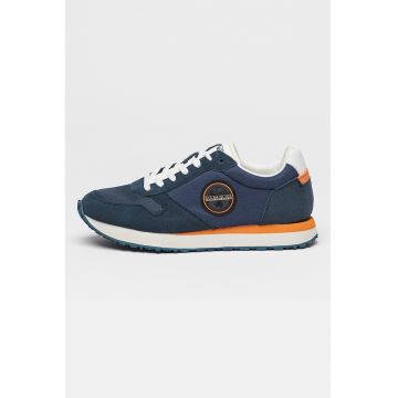 Pantofi sport cu insertii de piele intoarsa Nova