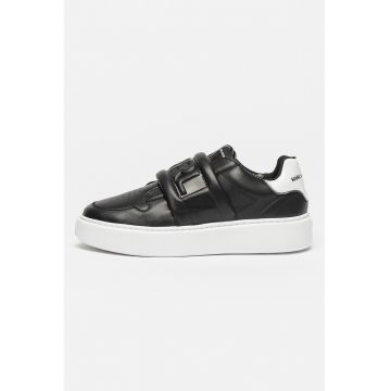 Pantofi sport de piele cu banda logo Maxi