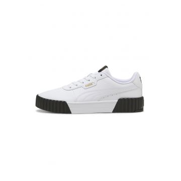 Pantofi sport de piele cu insertii de piele ecologica Carina 3.0