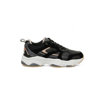 Pantofi sport demi-wedge cu sireturi