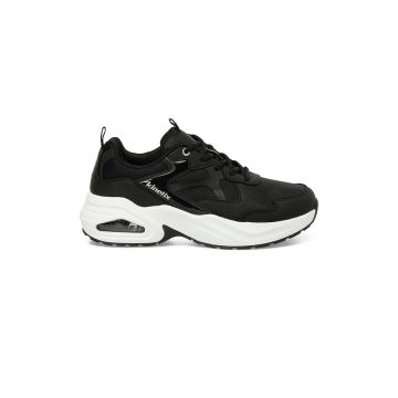 Pantofi sport demi-wedge cu sireturi