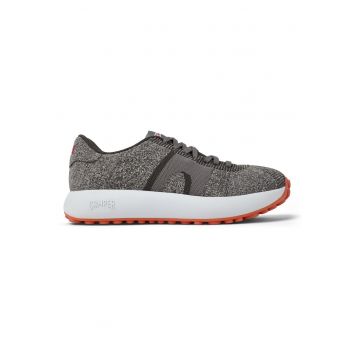 Pantofi sport din material textil cu aspect tricotat