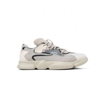 Pantofi sport din material textil cu garnituri sintetice Karst - Alb/Gri