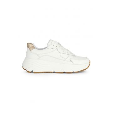 Pantofi sport din piele cu talpa wedge