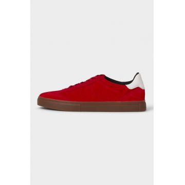 Pantofi sport low-cut din piele intoarsa