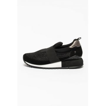 Pantofi sport slip-on cu insertii din piele ecologica Utsira