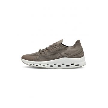 Pantofi sport slip-on cu segmente din material sintetic