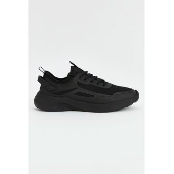Pantofi sport uni de piele ecologica
