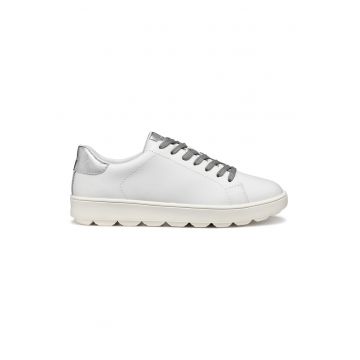 Pantofi sport uni de piele peliculizata