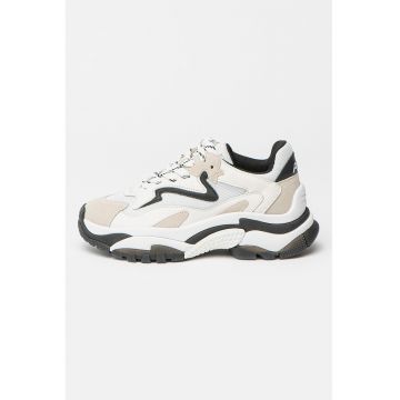 Pantofi sport cu garnituri de piele intoarsa Addict