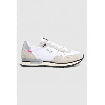 Pantofi sport cu garnituri din piele intoarsa
