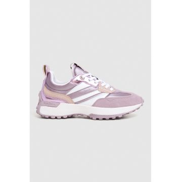 Pantofi sport cu insertii de piele intoarsa