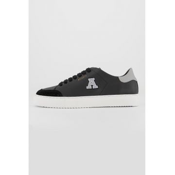 Pantofi sport de piele cu garnituri de piele intoarsa