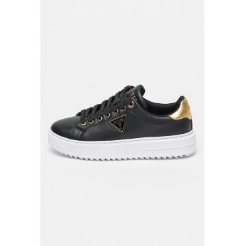 Pantofi sport de piele cu logo