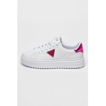 Pantofi sport de piele cu logo