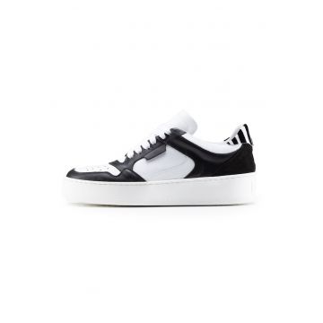 Pantofi sport de piele cu sireturi