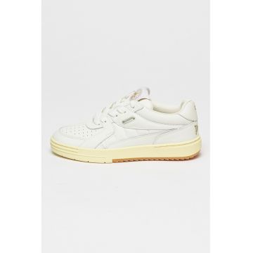 Pantofi sport de piele cu varf rotund