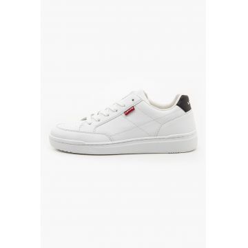 Pantofi sport de piele ecologica cu logo