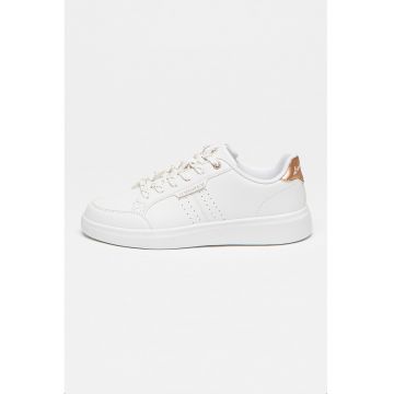 Pantofi sport de piele ecologica cu perforatii Helena