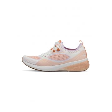 Pantofi sport de piele ecologica si material textil