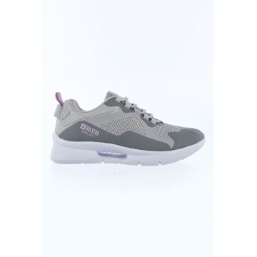 Pantofi sport de piele ecologica si material textil