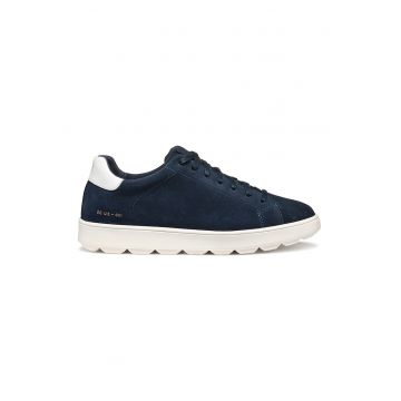 Pantofi sport de piele intoarsa cu insertii de piele