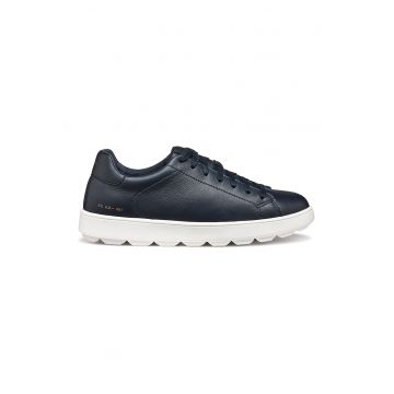 Pantofi sport din piele cu aspect texturat