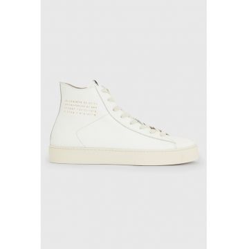 Pantofi sport hi-top de piele