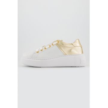 Pantofi sport low-cut cu garnituri din piele