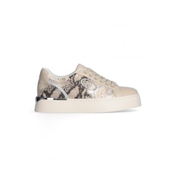 Pantofi sport low-cut din piele ecologica