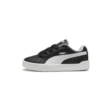 Pantofi sport unisex de piele ecologica cu logo