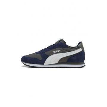 Pantofi sport unisex de piele intoarsa si plasa St Miller