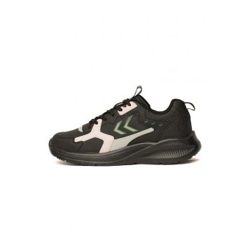 Pantofi sport wedge de piele ecologica